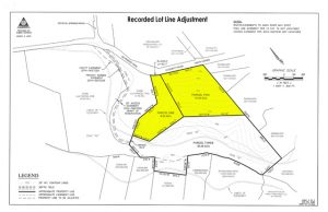 Lot Line Adjustment Map April 2015